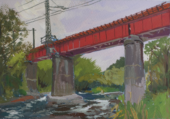 鉄橋はなぜ朱塗り？